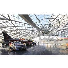 LF Weltraumrahmen Flughafen Hangar -Dachkonstruktion Flugzeug Hangar Stahlbogengebäude